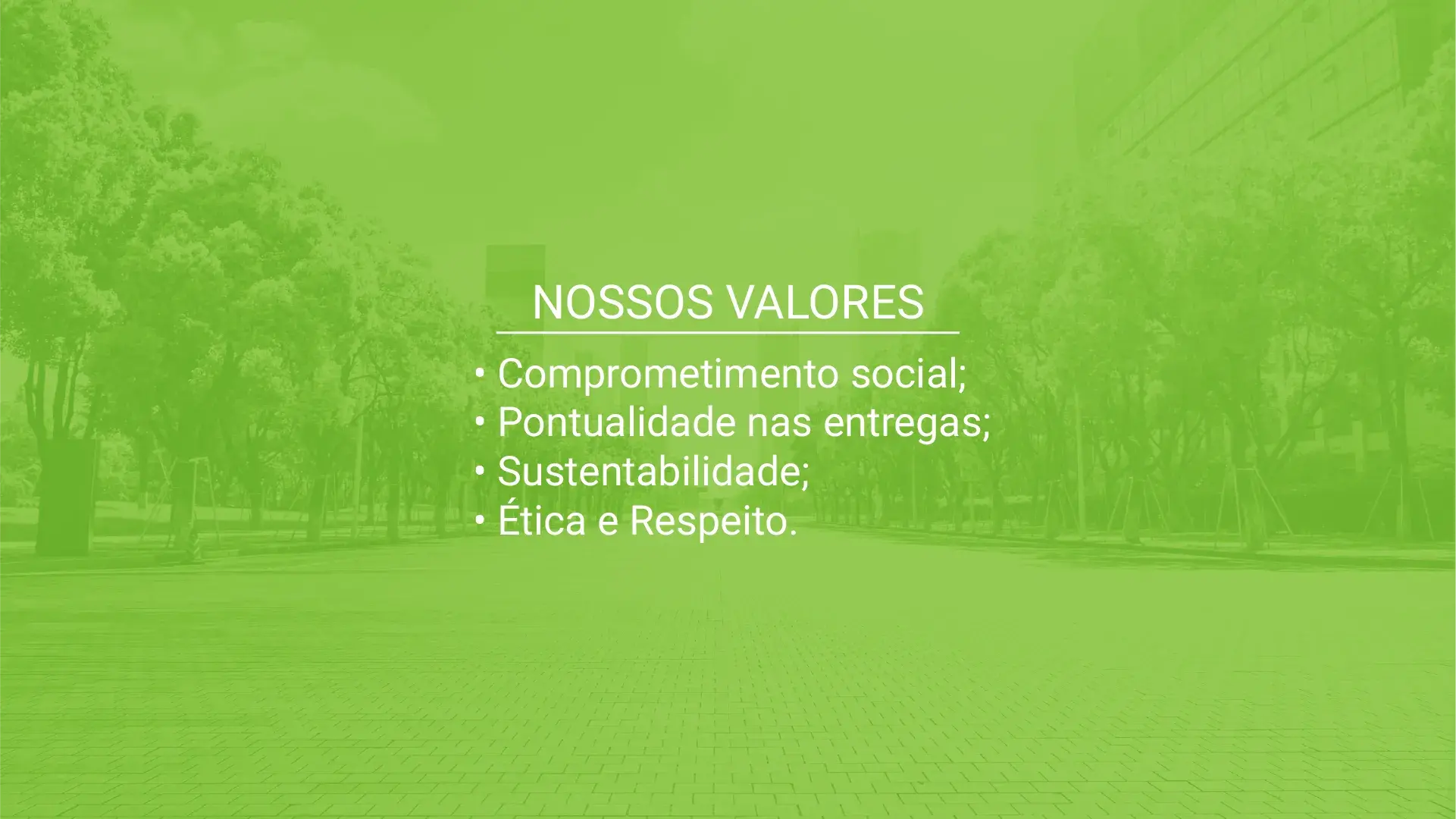 Valores - Cimentpav